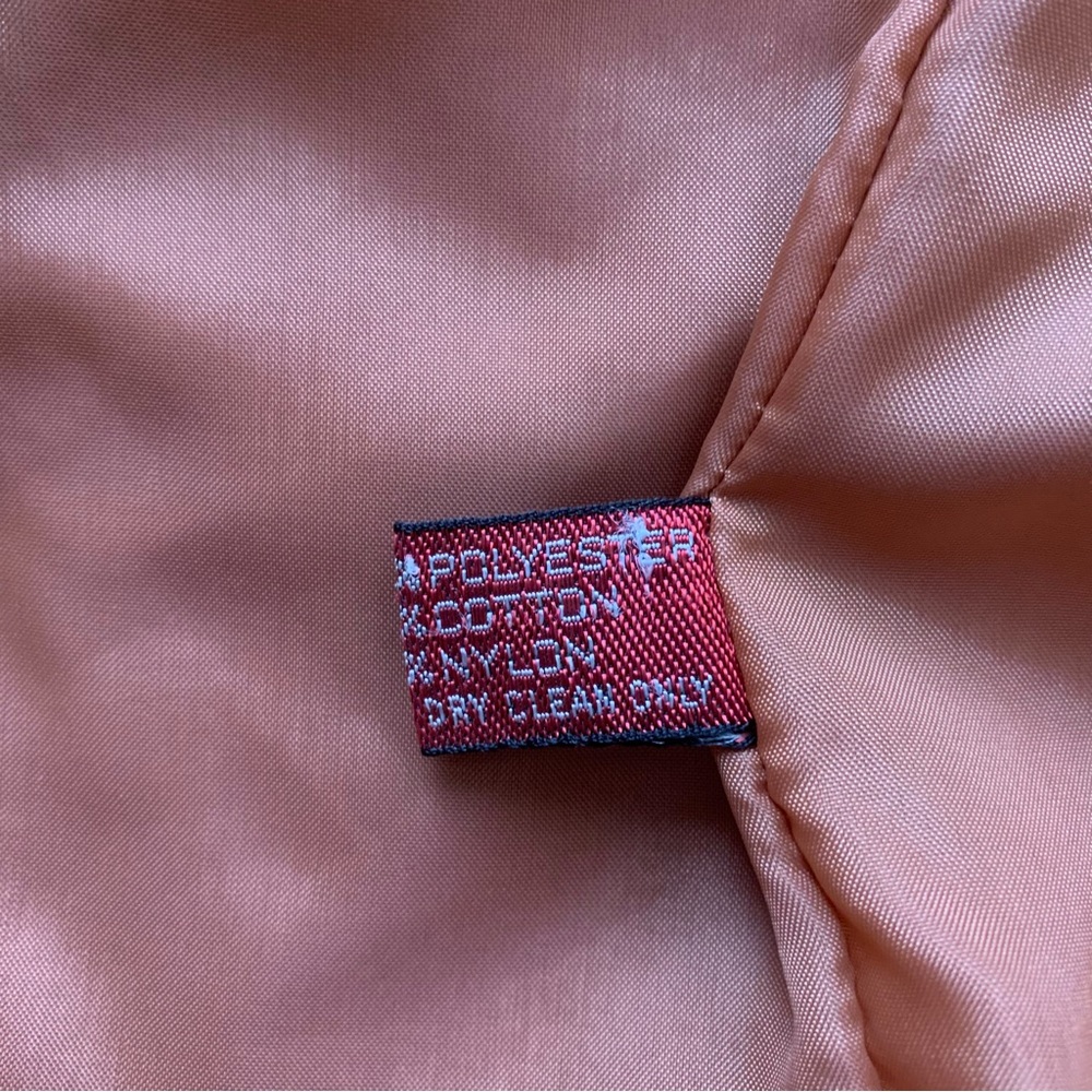 Vintage 1990s Cognac Bomber Jacket | Lightweight & Effortlessly Chic - Picture 10 of 10